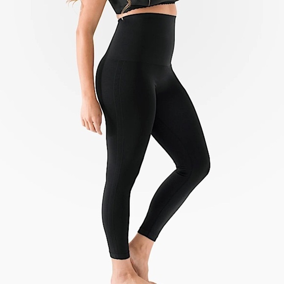 Belly Bandit Mother Tucker Postpartum Shapewear Leggings Compression Black Small - Picture 1 of 8